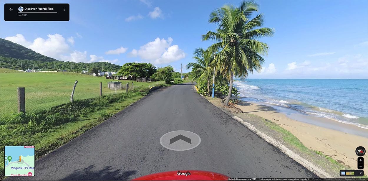 Street View in Vieques e Culebra (PR)